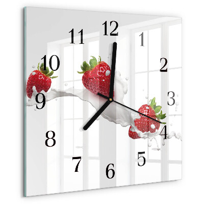 Orologio quadrato Fragola