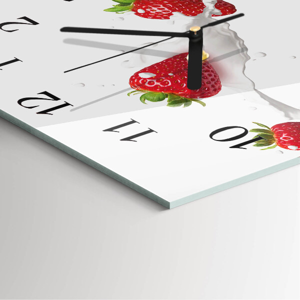 Orologio quadrato Fragola