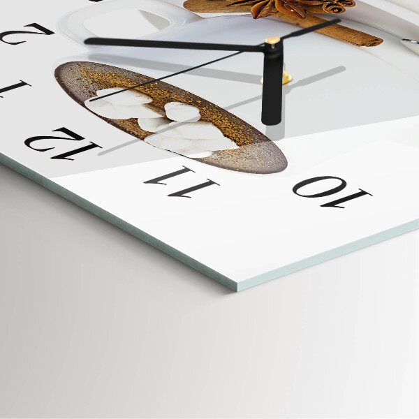 Orologio quadrato Cioccolato