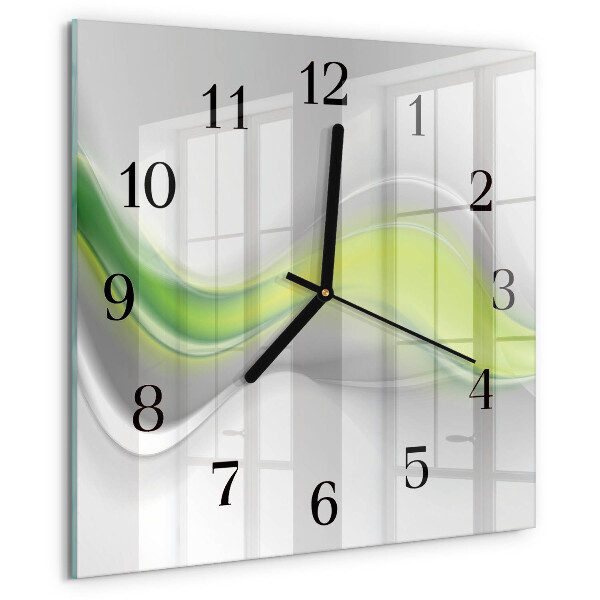 Orologio quadrato Onde di colore