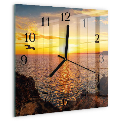 Orologio quadrato Tramonto