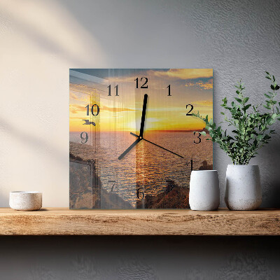 Orologio quadrato Tramonto