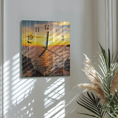 Orologio quadrato Tramonto