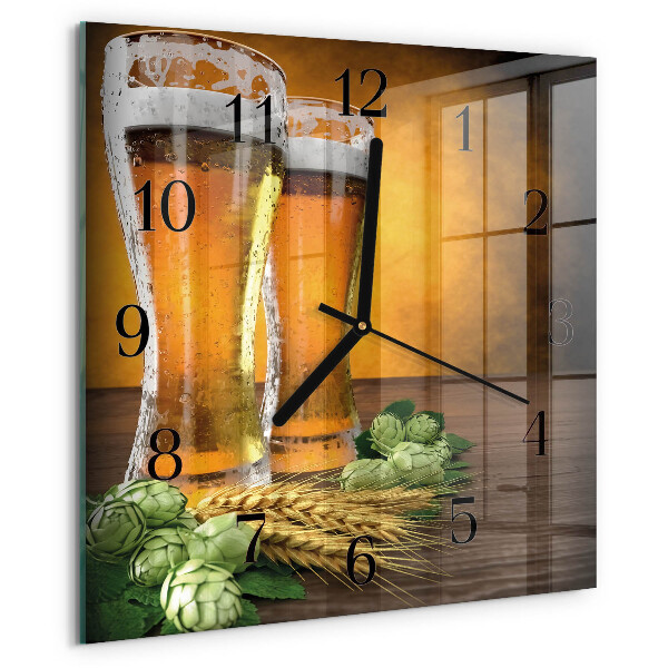 Orologio quadrato Bicchieri di birra