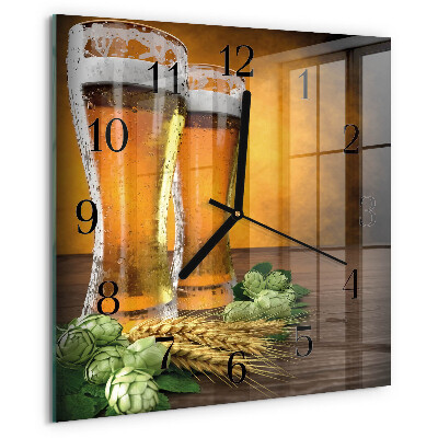 Orologio quadrato Bicchieri di birra