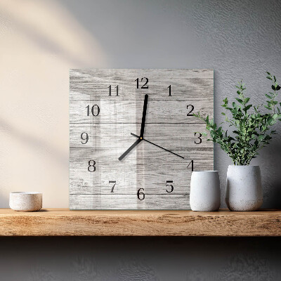 Orologio quadrato Pannelli grigi