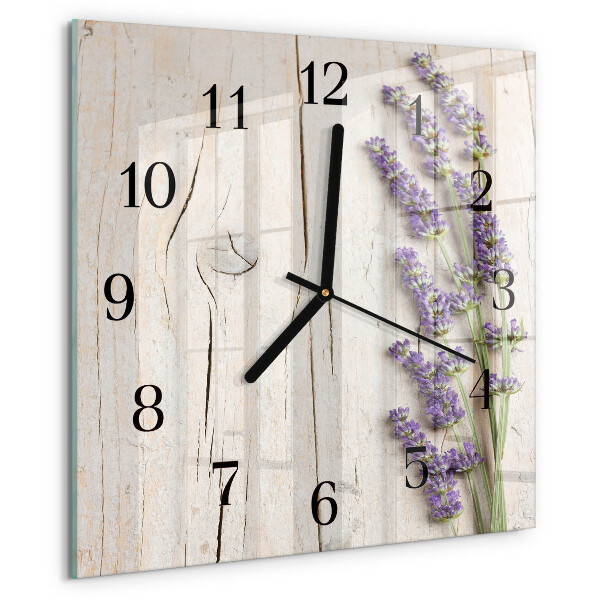 Orologio quadrato Lavanda