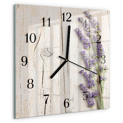 Orologio quadrato Lavanda
