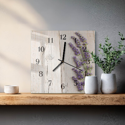 Orologio quadrato Lavanda