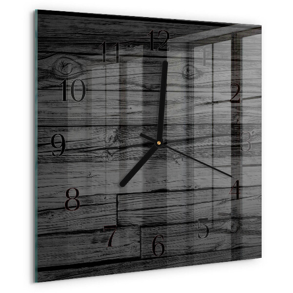 Orologio quadrato Legna