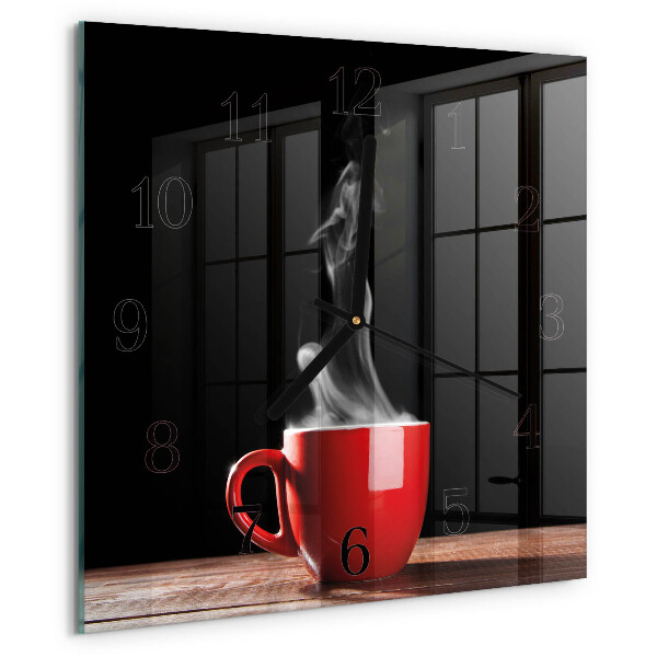 Orologio quadrato Tazza di caffè
