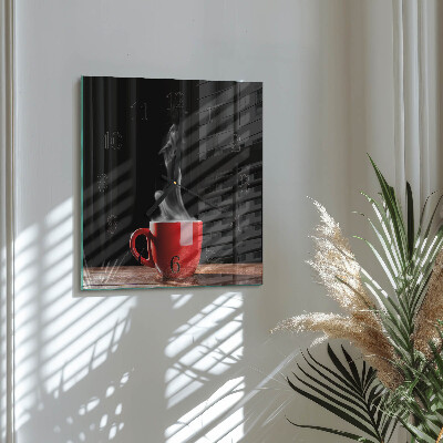 Orologio quadrato Tazza di caffè