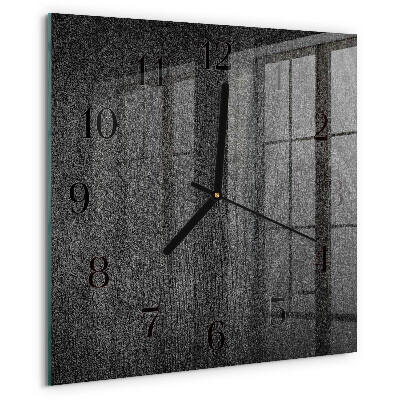 Orologio quadrato Legna