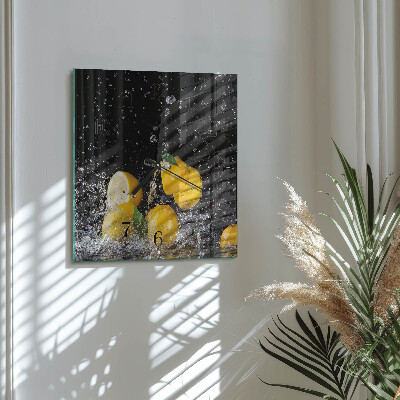 Orologio quadrato limoni