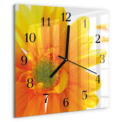 Orologio quadrato Fiore