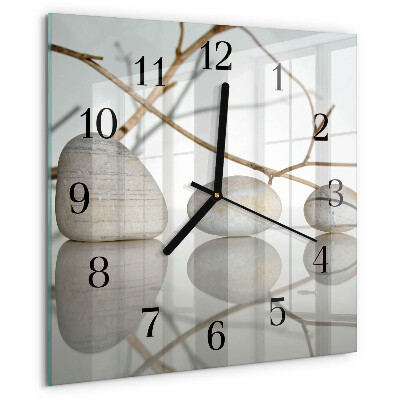 Orologio quadrato Pietre