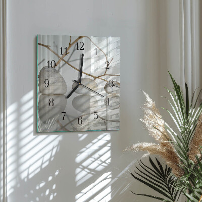 Orologio quadrato Pietre