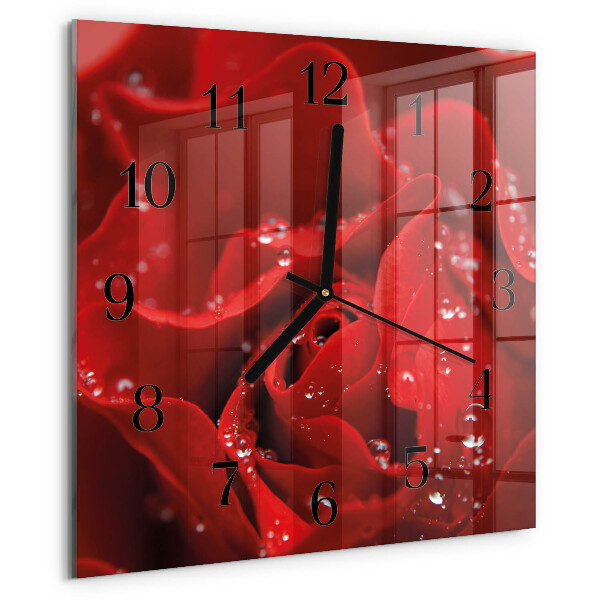 Orologio quadrato Rosa