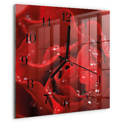 Orologio quadrato Rosa