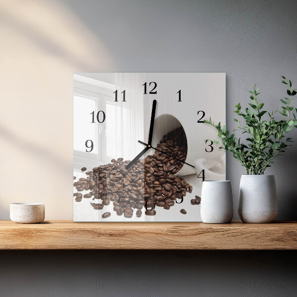 Orologio quadrato Tazza di caffè