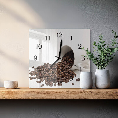 Orologio quadrato Tazza di caffè