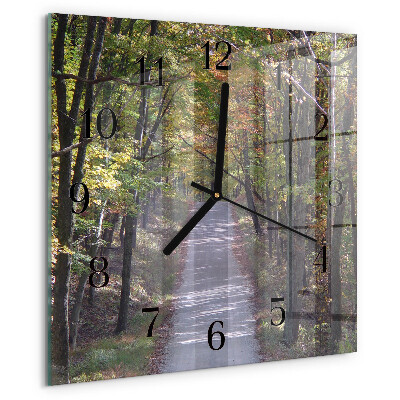 Orologio quadrato Sentiero forestale