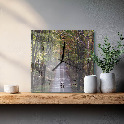 Orologio quadrato Sentiero forestale