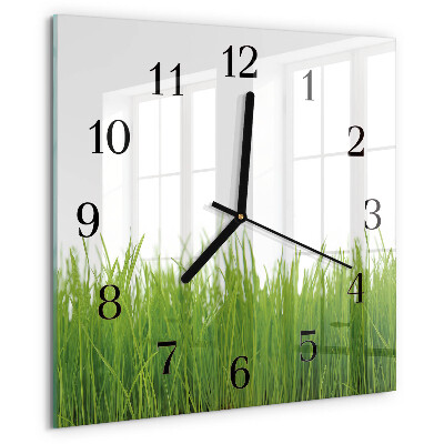 Orologio quadrato Arte floreale