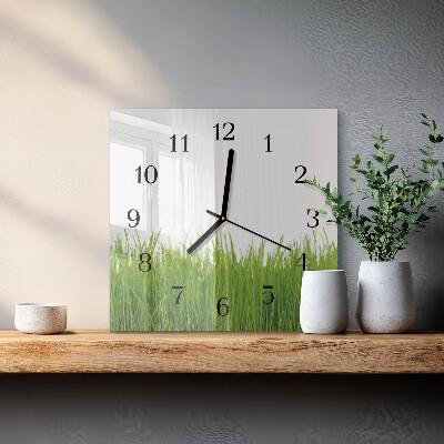 Orologio quadrato Arte floreale