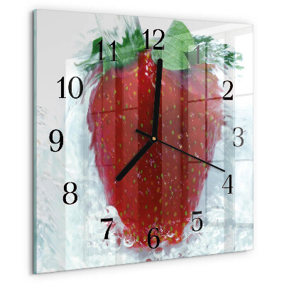 Orologio quadrato Fragola