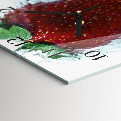 Orologio quadrato Fragola