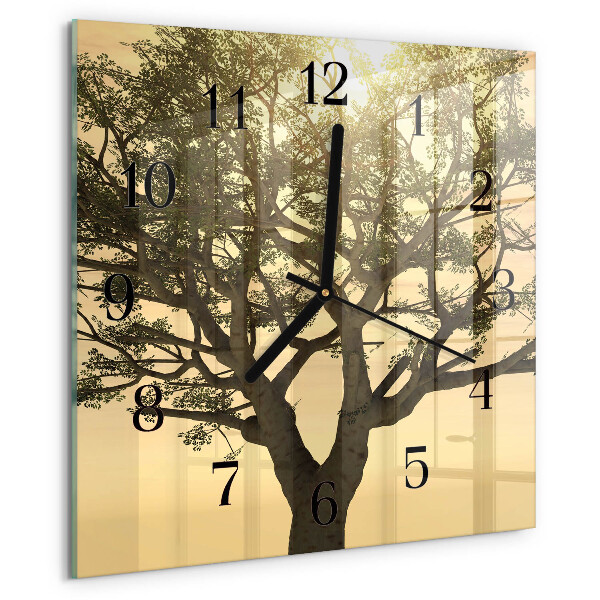 Orologio quadrato Albero