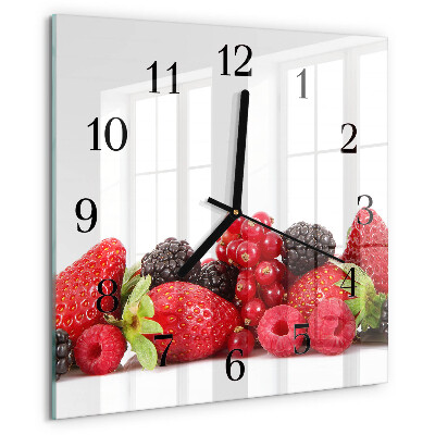 Orologio quadrato Frutta