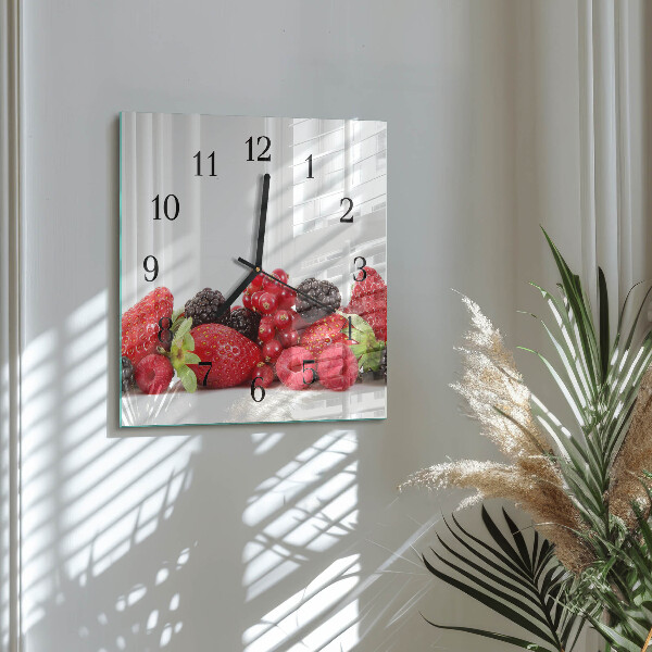 Orologio quadrato Frutta