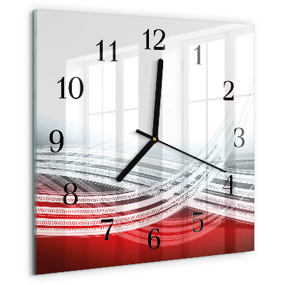 Orologio quadrato Astrazione