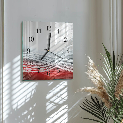 Orologio quadrato Astrazione