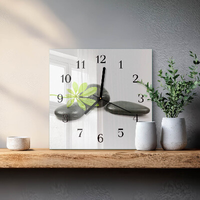 Orologio quadrato Pietre