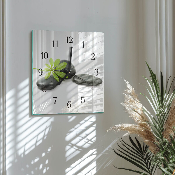 Orologio quadrato Pietre