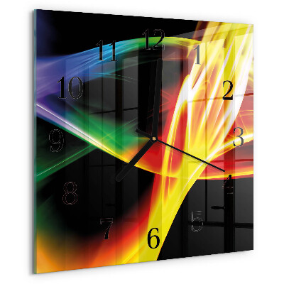 Orologio quadrato Astrazione