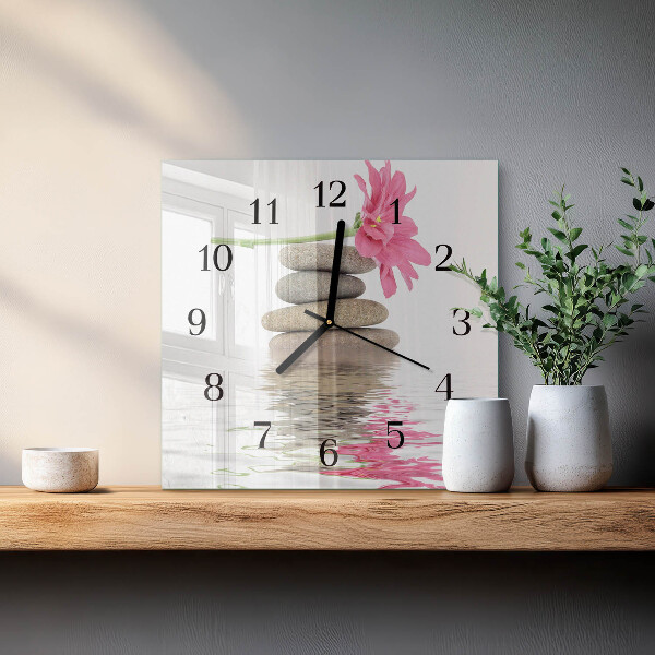 Orologio quadrato Pietre