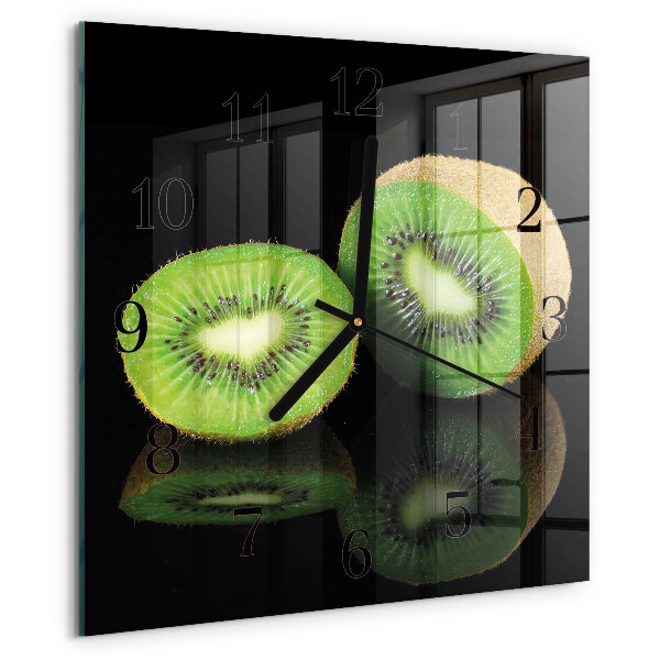 Orologio quadrato kiwi