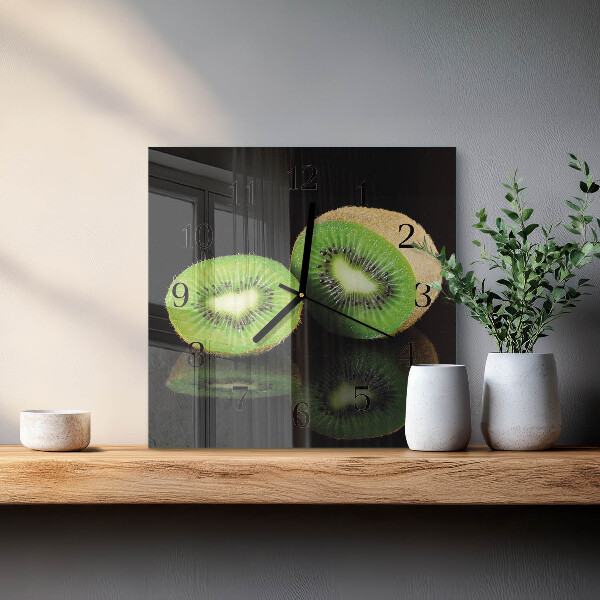Orologio quadrato kiwi