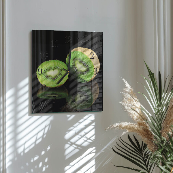 Orologio quadrato kiwi