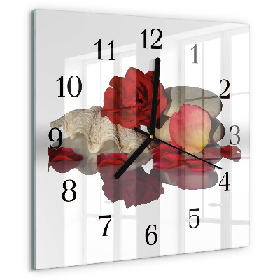 Orologio quadrato Rose Bowl