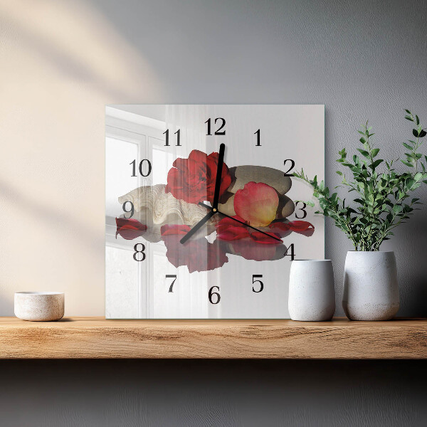 Orologio quadrato Rose Bowl