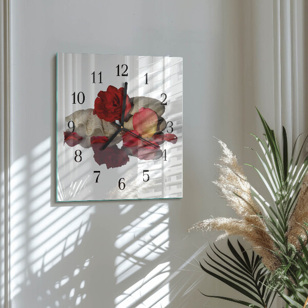 Orologio quadrato Rose Bowl