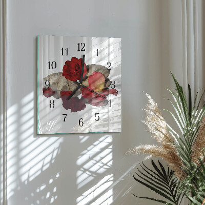 Orologio quadrato Rose Bowl