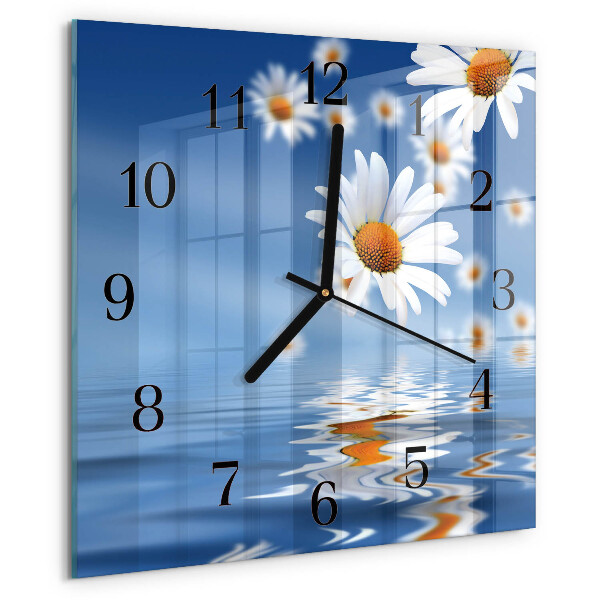 Orologio quadrato Fiore