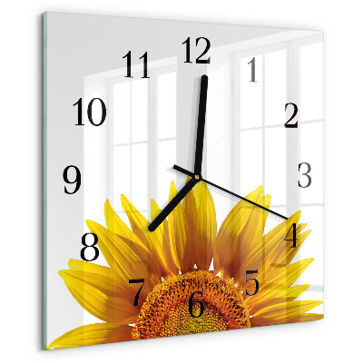 Orologio quadrato Fiore