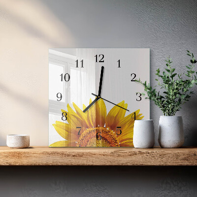Orologio quadrato Fiore